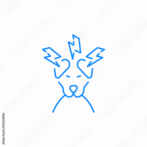 dog treatment icon sign vector
