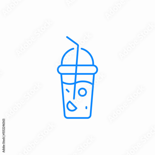 fresh drink icon sign vector