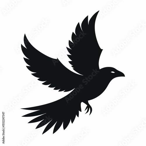 A powerful silhouette of a majestic bird in soaring flight, symbolizing enduring freedom and a silent tribute to sacrifice and remembrance