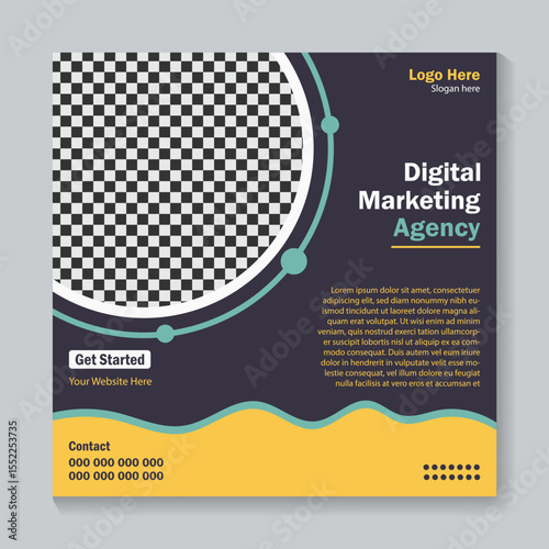 "Business Promotion Social Media Template for Marketing Agency"

