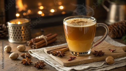 Hot buttered rum