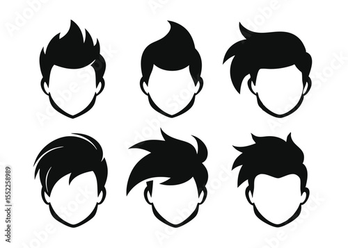 Stylish Men's Hairstyles A Collection of Modern Hair Icons