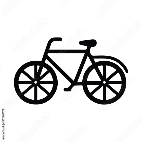 vintage bicycle vector illustration