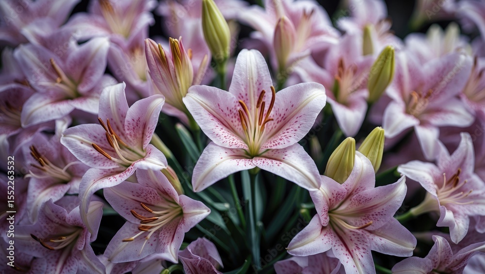 Fototapeta premium Alstroemeria, commonly called the lily