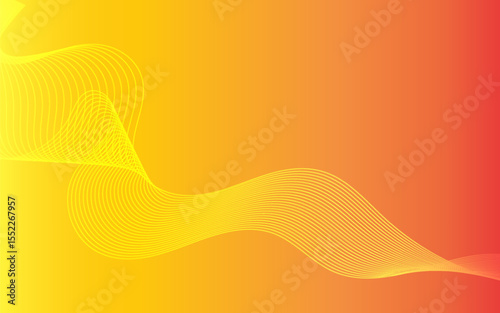 Abstract pink background with flowing wave patterns and a touch of orange creates a vibrant, artistic, and decorative illustration