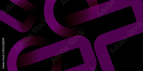 Abstract purple lines create a textured pattern on a light fabric backdrop