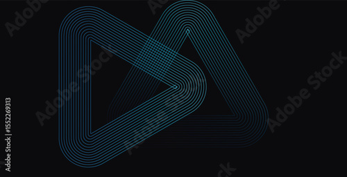 Blue abstract background with swirling light waves, a perfect vector design element