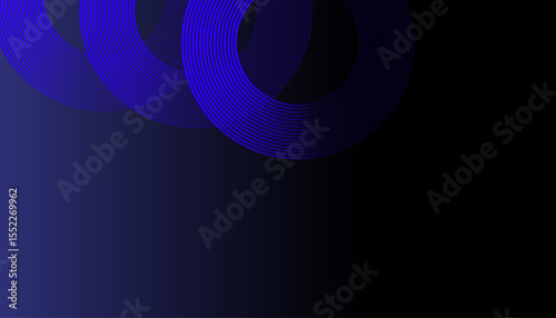 Blue abstract background with swirling light waves, a perfect vector design element