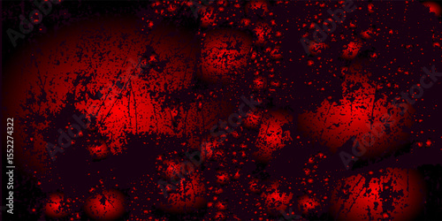 abstract red and black grunge weathered old vintage scary background