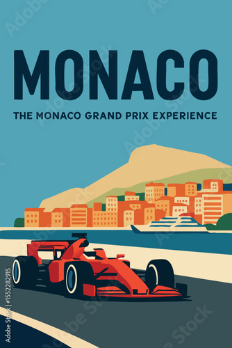 Wallpaper Mural Monaco Grand Prix and Scenic Views.eps Torontodigital.ca