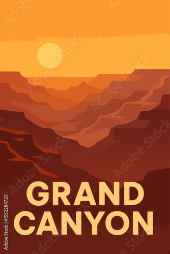 Grand Canyon Scenic Views at Sunset