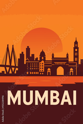 Vibrant Mumbai Skyline and Sunset Views