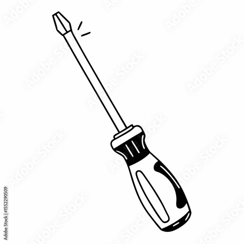 screwdriver isolated on white background