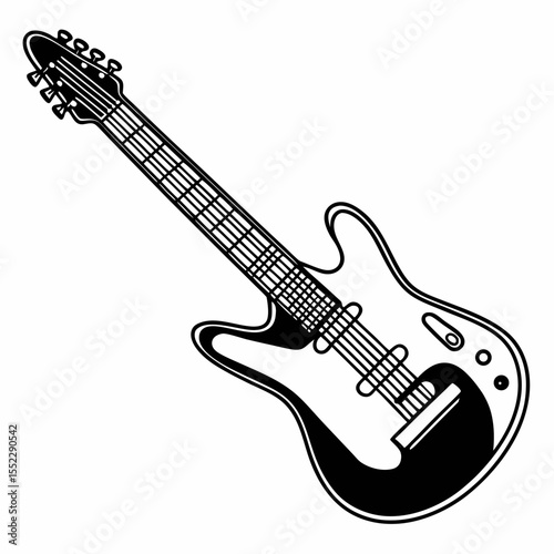 electric guitar vector