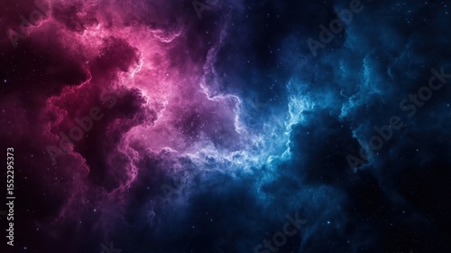 Wallpaper Mural An ethereal cosmic nebula swirls in vibrant colors, representing the beauty of the universe and inspiring a sense of wonder and exploration in the vast expanse of space. Torontodigital.ca