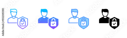 Confidential Multi Style Icon Set