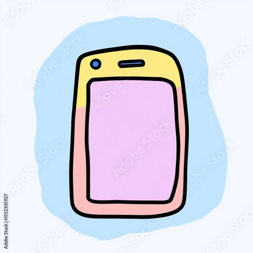 smart phone isolated on white