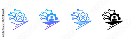 Transformation Multi Style Icon Set