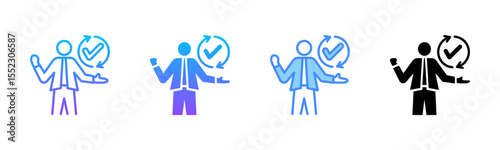 Influencer Multi Style Icon Set