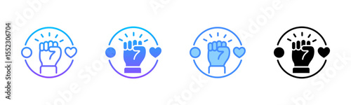 Radical Multi Style Icon Set