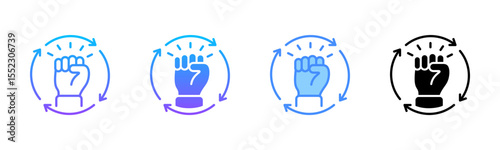 Resurgence Multi Style Icon Set
