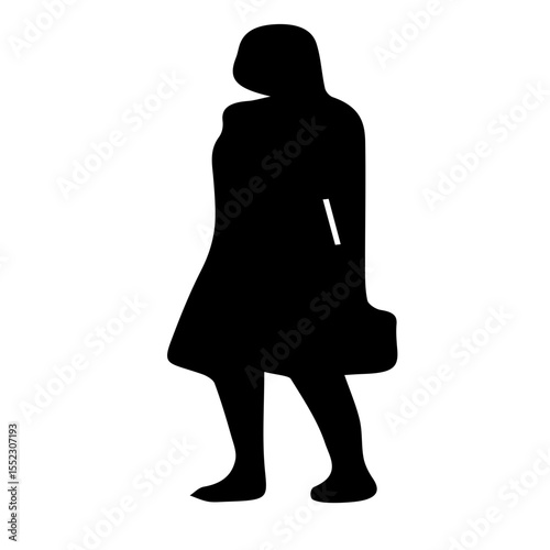 Human Silhouette Crowd - Black & White Multi-Pose Vector Set (Diverse Figures in Rows - Activities, Sports, Business) - Scalable Outline Illustration