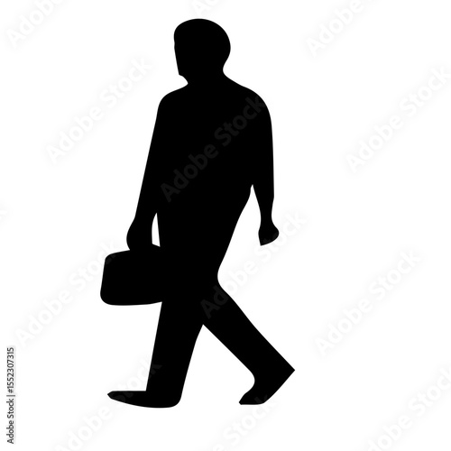 Human Silhouette Crowd - Black & White Multi-Pose Vector Set (Diverse Figures in Rows - Activities, Sports, Business) - Scalable Outline Illustration