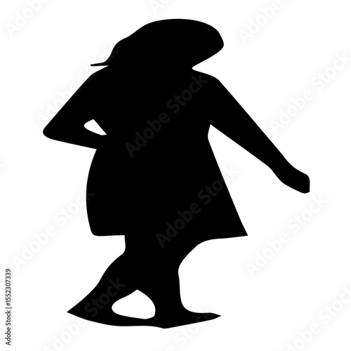 Human Silhouette Crowd - Black & White Multi-Pose Vector Set (Diverse Figures in Rows - Activities, Sports, Business) - Scalable Outline Illustration