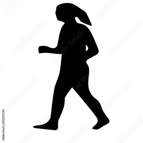 Human Silhouette Crowd - Black & White Multi-Pose Vector Set (Diverse Figures in Rows - Activities, Sports, Business) - Scalable Outline Illustration