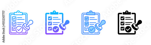 Terms Multi Style Icon Set