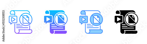 Copyright Multi Style Icon Set
