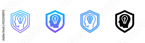 Intellectual Property Multi Style Icon Set