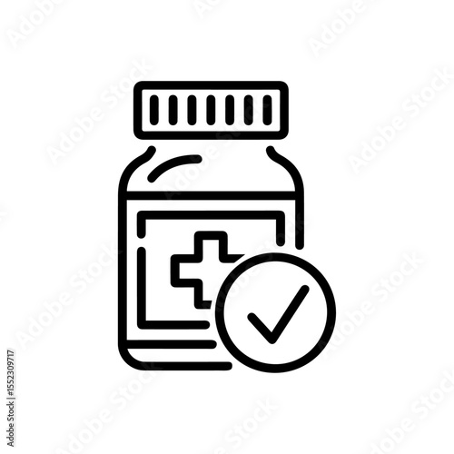 vector illustration of a glass jar with lid