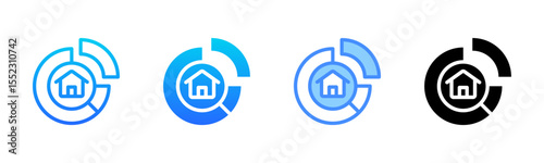 Market Multi Style Icon Set