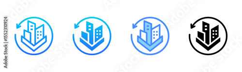Recovery Multi Style Icon Set