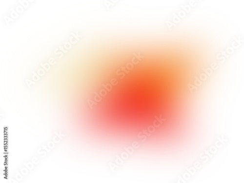Abstract layered design with vibrant warm colors and a flowing organic shape on black background