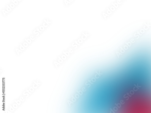 Abstract digital art with a gradient of blue and red colors with a black background