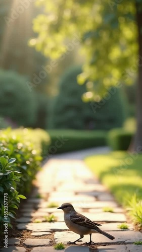 A Garden Visit From a Happy Guest
