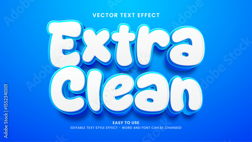 extra clean editable text effect