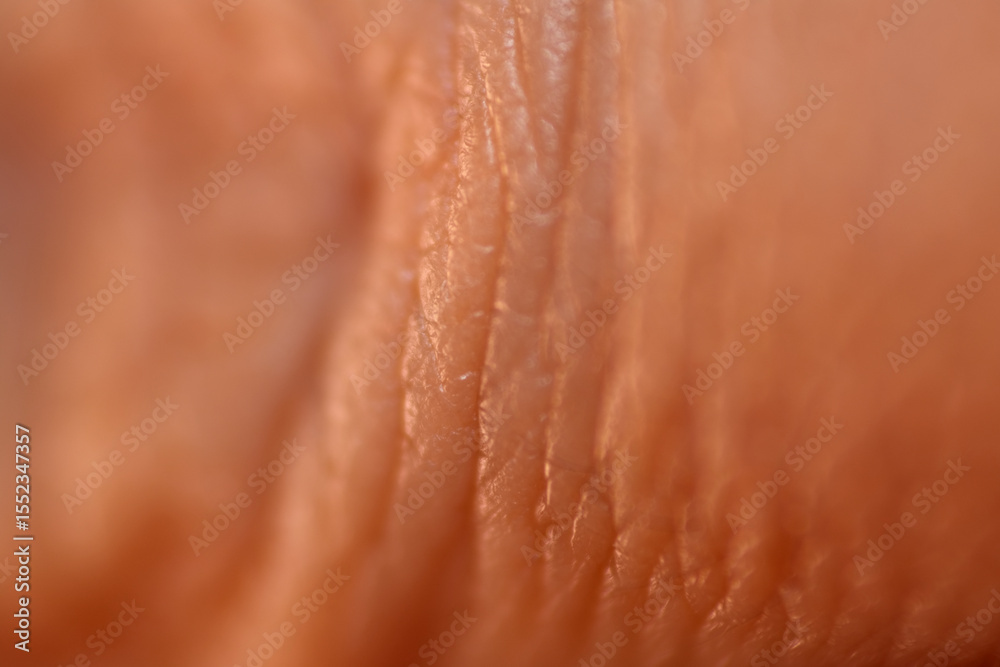 Fototapeta premium Macro shot of hydrated skin texture as background