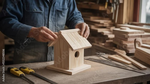 Building a Wooden Birdhouse: Crafting a Home for Nature