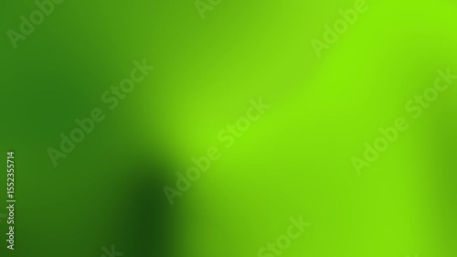 Abstract Green Motion Background with Dynamic Light Transitions and Subtle Gradient Shifts