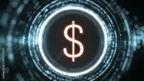 A symbolic representation of digital deposits and financial security, emphasizing online transactions and personal protection systems.