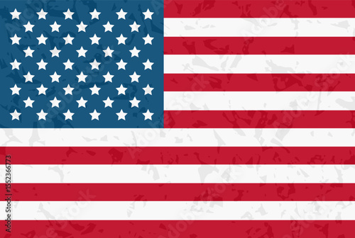 Wallpaper Mural American flag with brush paint textured isolated on transparent background. Torontodigital.ca
