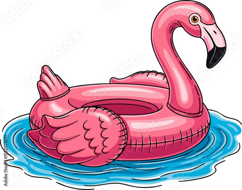 6. Flamingo Float