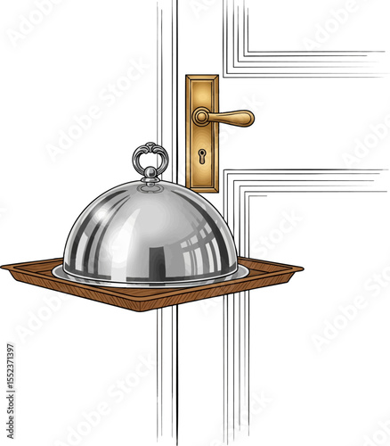 55. Room Service Tray