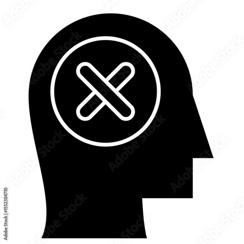 Participant Absent Solid icon