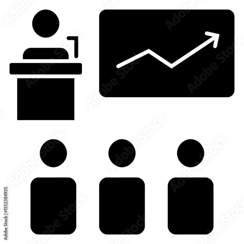 Seminar icon Solid icon
