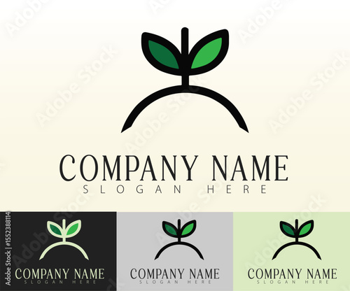 A sleek, modern logo for a fresh produce business.