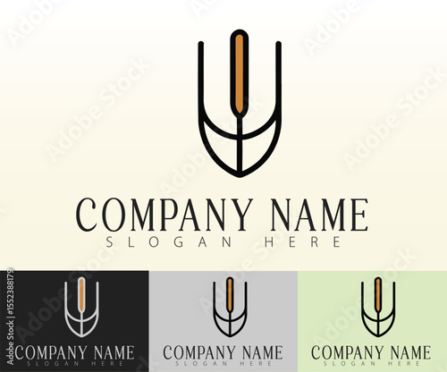 A clean and elegant logo for modern food producers.